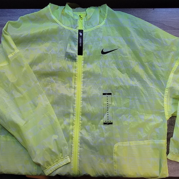Nike Yellow Hooded Jacket - Picture 3 of 6